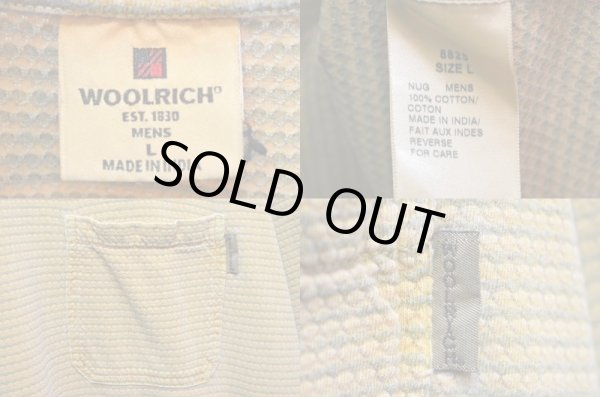 画像3: 90-00's Woolrich 総柄 ポケットTシャツ “YELLOW” (3)