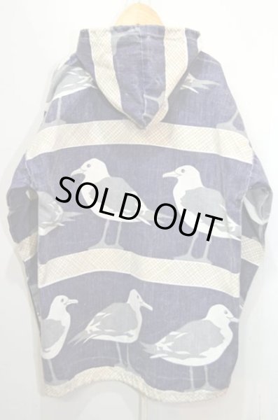 画像2: 90's MICHIGAN RAG 総柄 フーディージャケット (2)