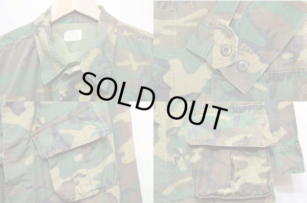 画像4: 70's US.ARMY ブラウンリーフ柄 ジャングルファティーグジャケット “MEDIUM-SHORT” (4)