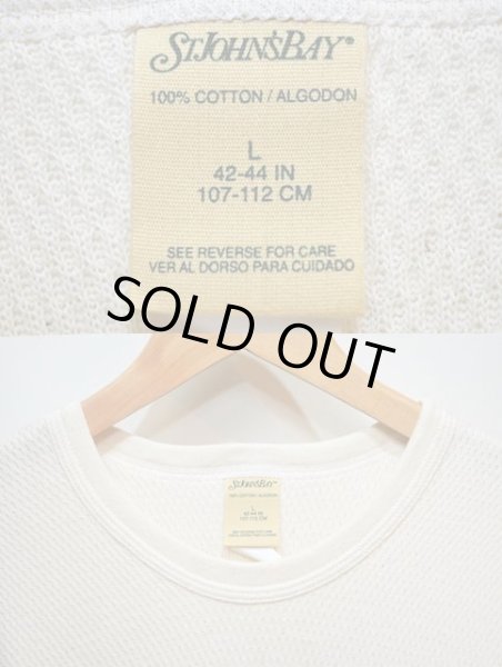 画像3: 90-00's ST JOHN'S BAY L/S コットンサーマル “DEADSTOCK” (3)