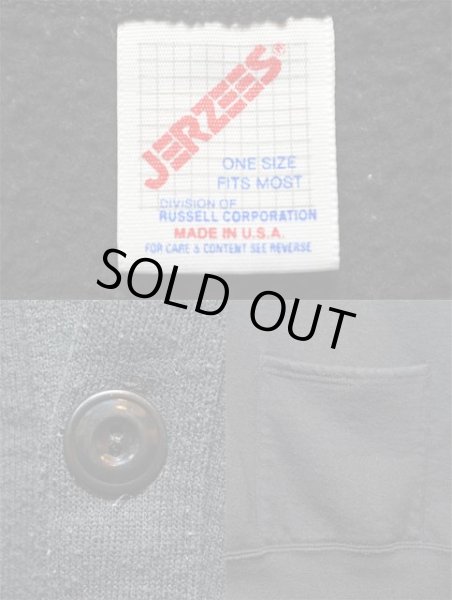 画像3: 90's JERZEES スウェットカーディガン “BLACK / MADE IN USA” (3)
