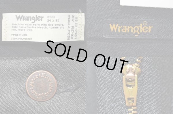 画像5: 90's Wrangler WRANCHER BOOT JEANS “DEADSTOCK / BLACK” (5)