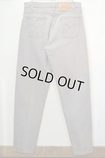画像2: 90's Levi's 550 先染め カラーデニムパンツ “GRAY / MADE IN USA” (2)