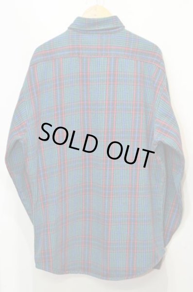 画像2: 80's FIVE BROTHER ヘビーネルシャツ “BLACKベース” (2)