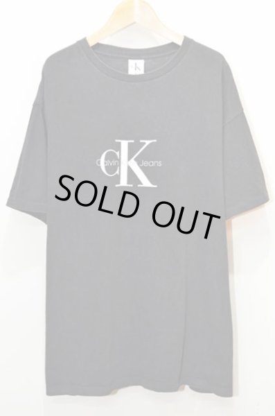 画像1: 90's Calvin Klein ロゴプリントTシャツ “MADE IN USA” (1)