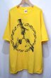 画像1: DEATH GRIPS プリントTシャツ “PEACE DAISY” (1)