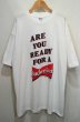 画像1: 90's Budweiser ロゴプリント Tシャツ (1)