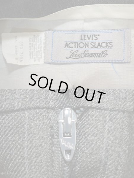 画像3: 90's Levi's ACTION SLACKS “ストライプ柄” (3)