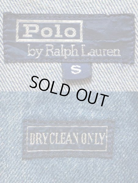画像3: 90's Polo Ralph Lauren デニムファイヤーマンジャケット “Sサイズ” (3)