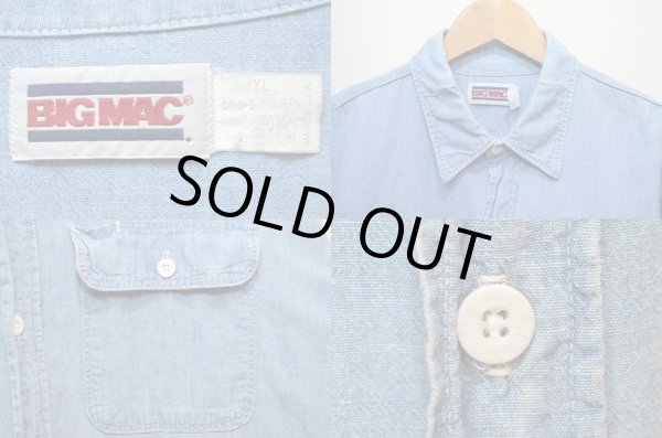 画像3: 80's BIGMAC シャンブレーシャツ (3)