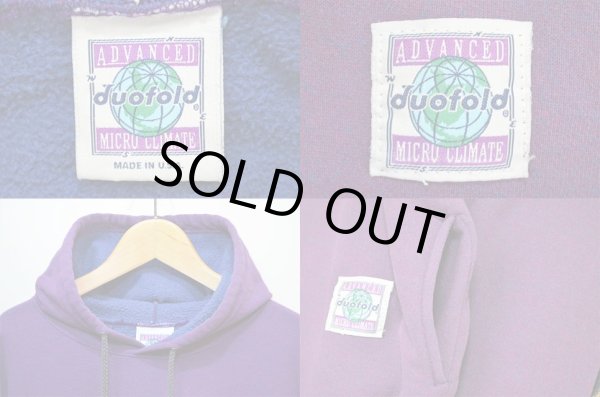 画像3: 90's duofold 2TONE スウェットパーカー “MADE IN USA” (3)