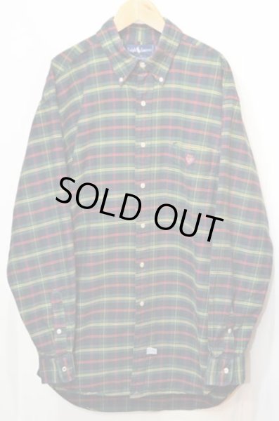 画像1: 90's POLO Ralph Lauren ボタンダウンシャツ “The Big Shirt” (1)