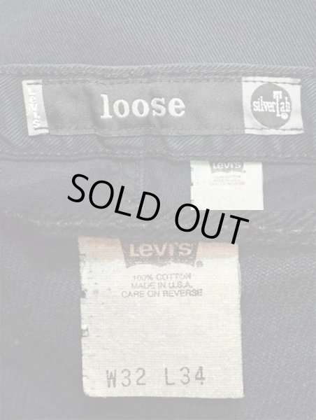 画像3: 90's Levi's silverTab ブラックデニムパンツ “Loose / MADE IN USA” (3)