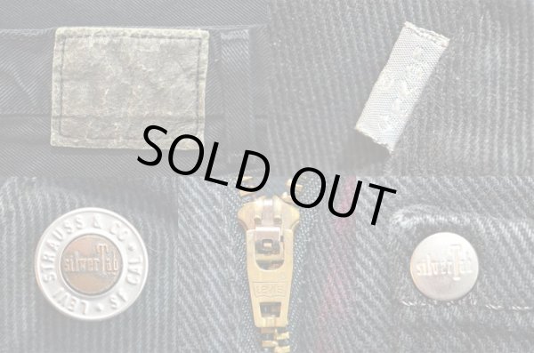 画像4: 90's Levi's silverTab ブラックデニムパンツ “Loose / MADE IN USA” (4)