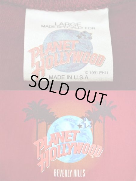 画像3: 90's PLANET HOLLYWOOD ロゴプリントTシャツ “BEVERLY HILLS” (3)