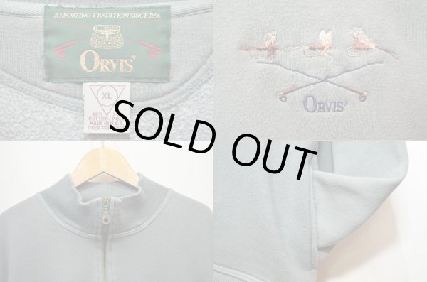 画像3: 80-90's ORVIS ハーフZIP スウェット “MADE IN USA” (3)