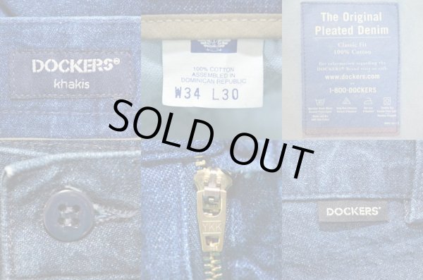 画像3: 90's DOCKERS 2タック デニムトラウザー “W34 L30” (3)