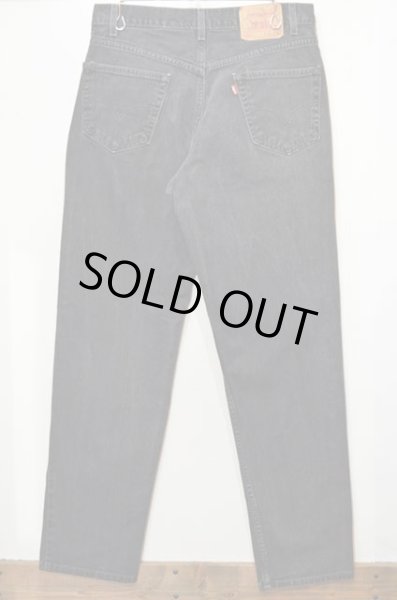画像2: 90-00's Levi's 550 ブラックデニムパンツ (2)