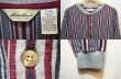 画像3: 90's Eddie Bauer マルチストライプ柄 L/S ヘンリーネックカットソー “BURGUNDY” (3)