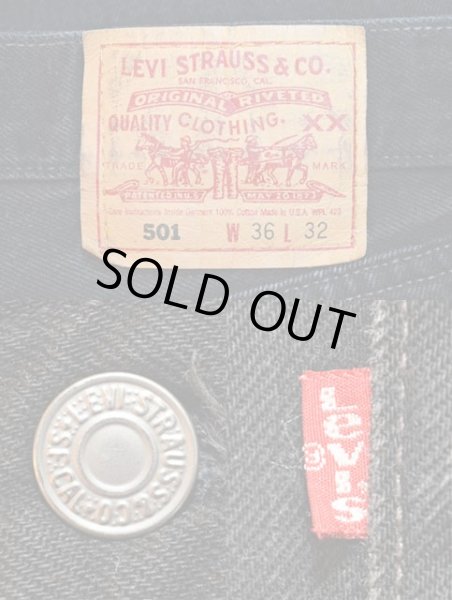 画像3: 90's Levi's 501 ブラックデニムパンツ “MADE IN USA” (3)