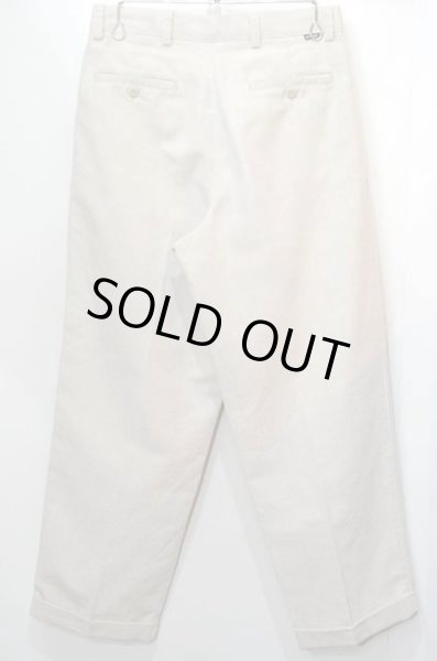 画像2: 90's DOCKERS 2タック トラウザー “リネン×コットン” (2)