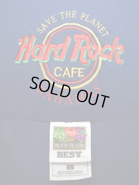 画像3: 90-00's Hard Rock Cafe ロゴ刺繍Tシャツ (3)