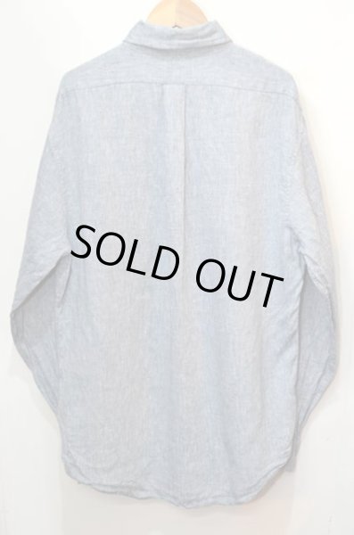 画像2: Brooks Brothers リネン ボタンダウンシャツ (2)