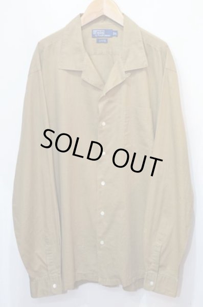 画像1: 90's POLO Ralph Lauren オープンカラーシャツ “CORBRIDGE” (1)