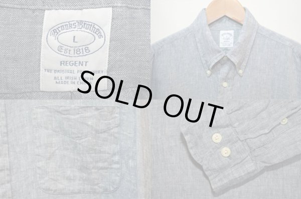 画像3: Brooks Brothers リネン ボタンダウンシャツ (3)