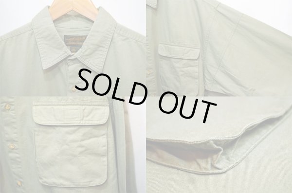 画像4: 80-90's Eddie Bauer Bellows Pocket Twill Shirt “DEADSTOCK” (4)