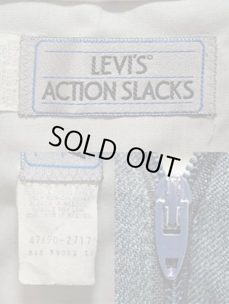 画像3: 90's Levi's ACTION SLACKS “HEATHER BLUE GRAY” (3)