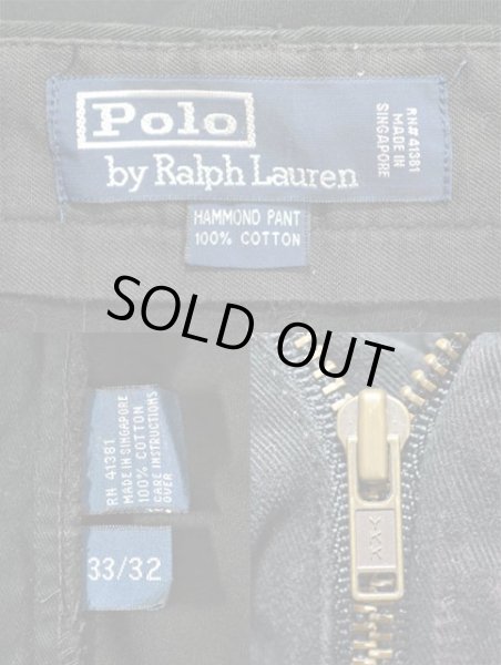 画像3: 90's POLO Ralph Lauren 2タックトラウザー “HAMMOND PANT” (3)