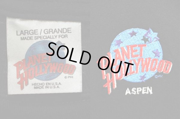 画像3: 90's PLANET HOLLYWOOD ロゴ刺繍 Tシャツ “DEADSTOCK” (3)