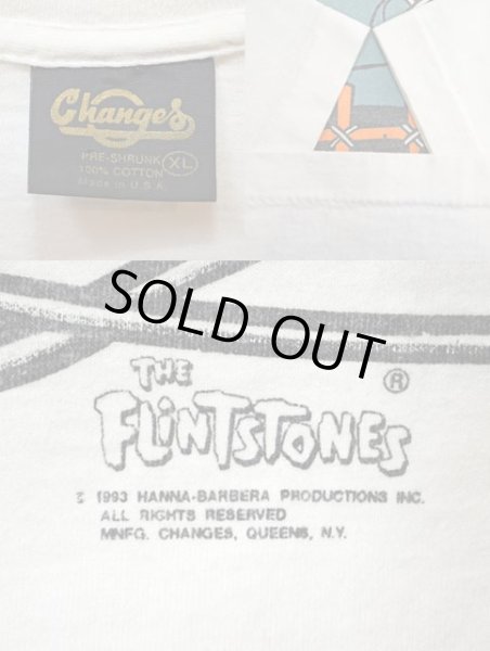 画像3: 90's The FLINT STONES 両面プリントTシャツ “MADE IN USA” (3)