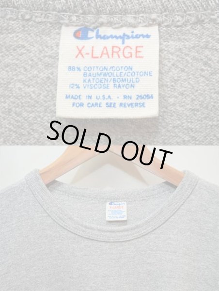 画像3: Early 80's Champion 88/12 Tシャツ “無地” (3)
