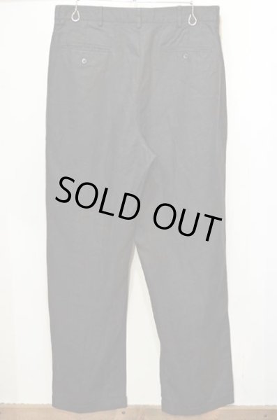 画像2: 90's POLO Ralph Lauren 2タック リネントラウザー “BLACK” (2)