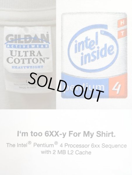 画像3: Intel Pentium 4 プリントTシャツ “DEADSTOCK” (3)