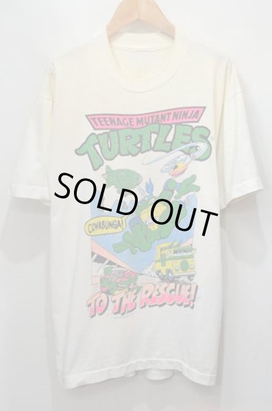 画像1: 90's Teenage Mutant Ninja TURTLES プリントTシャツ (1)