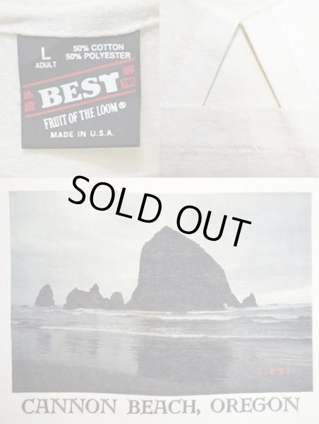 画像3: 90's CANNON BEACH, OREGON フォトプリントTシャツ “MADE IN USA” (3)