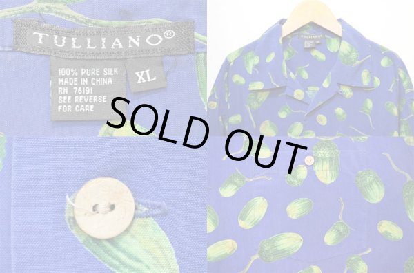 画像3: 90's TULLIANO S/S オープンカラーシルクシャツ (3)