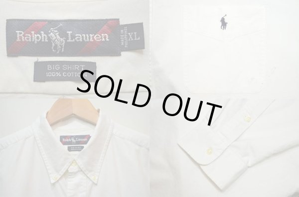 画像3: 90's POLO Ralph Lauren ボタンダウンシャツ “BIG SHIRT” (3)