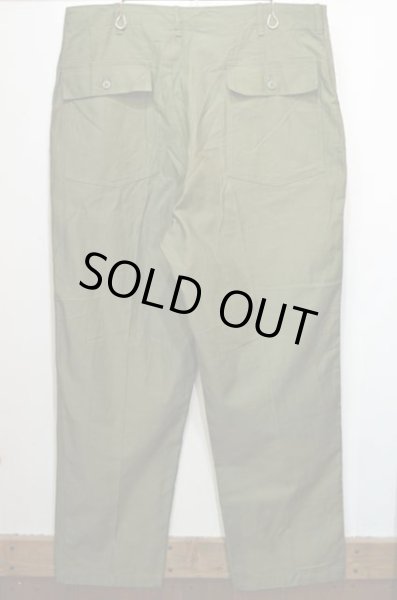 60's US.ARMY コットンサテン ベイカーパンツ “DEADSTOCK