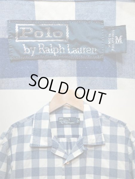 画像3: POLO Ralph Lauren ギンガムチェック柄 S/S オープンカラーシャツ (3)