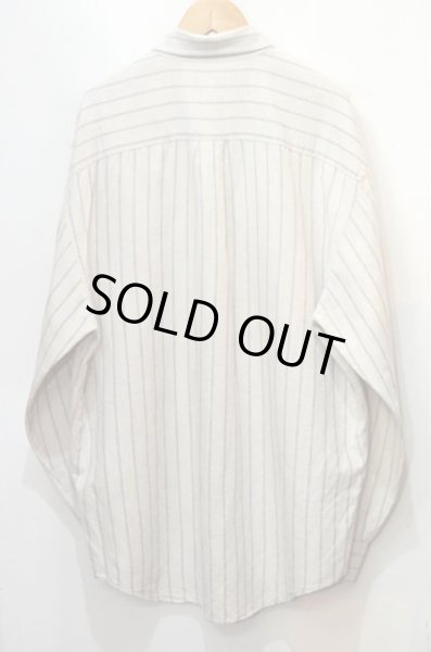 画像2: 90's BANANA REPUBLIC マルチストライプ柄 ボタンダウンシャツ (2)