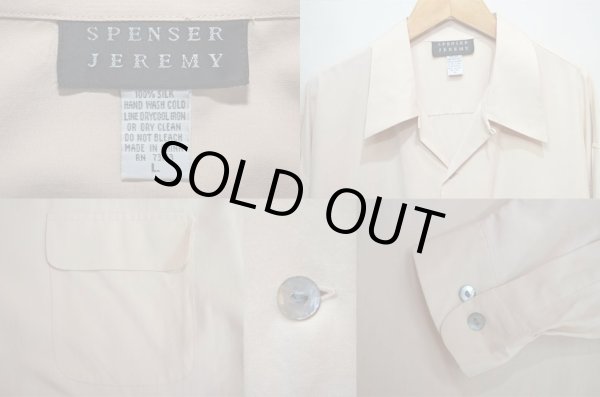 画像3: 90's SPENSER JEREMY オープンカラー シルクシャツ (3)