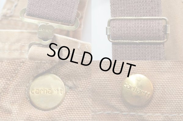 画像4: 70's Carhartt エプロン付き ダックオーバーオール (4)