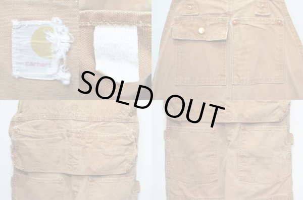画像3: 70's Carhartt エプロン付き ダックオーバーオール (3)