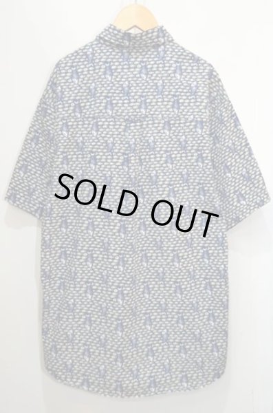 画像2: 90's Columbia S/S 総柄ボタンダウンシャツ (2)