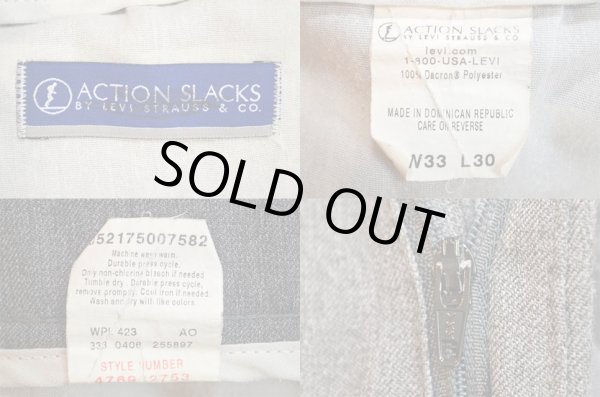 画像3: 00's Levi's ACTION SLACKS “HEATHER GRAY / W33 L30” (3)