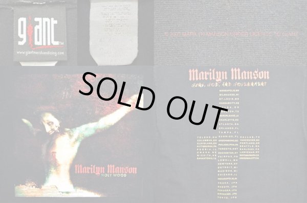 画像3: 2000's Marilyn Manson バンドTシャツ“HOLY WOOD” (3)